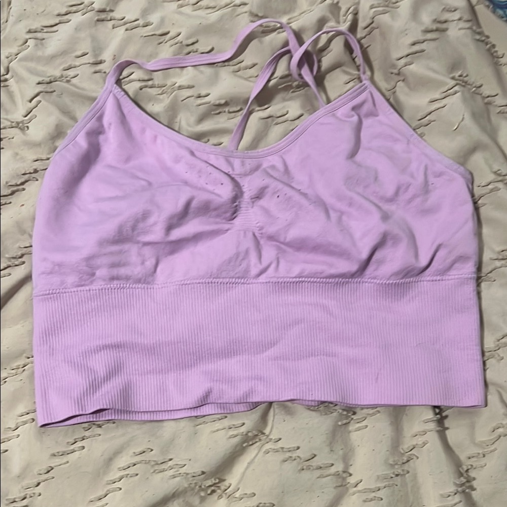 No Boundaries Lavender Crop Top